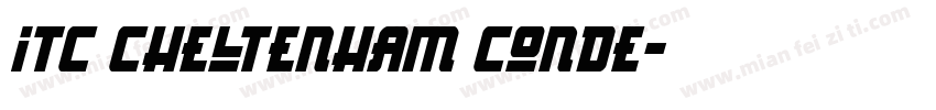 ITC Cheltenham Conde字体转换